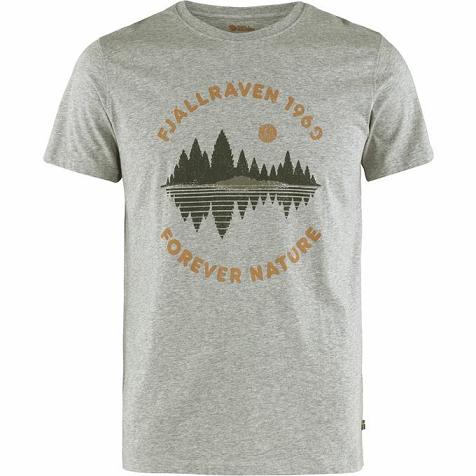 Fjallraven Forest Mirror Póló Budapest - Szürke Ruhák Szürke HCT796283